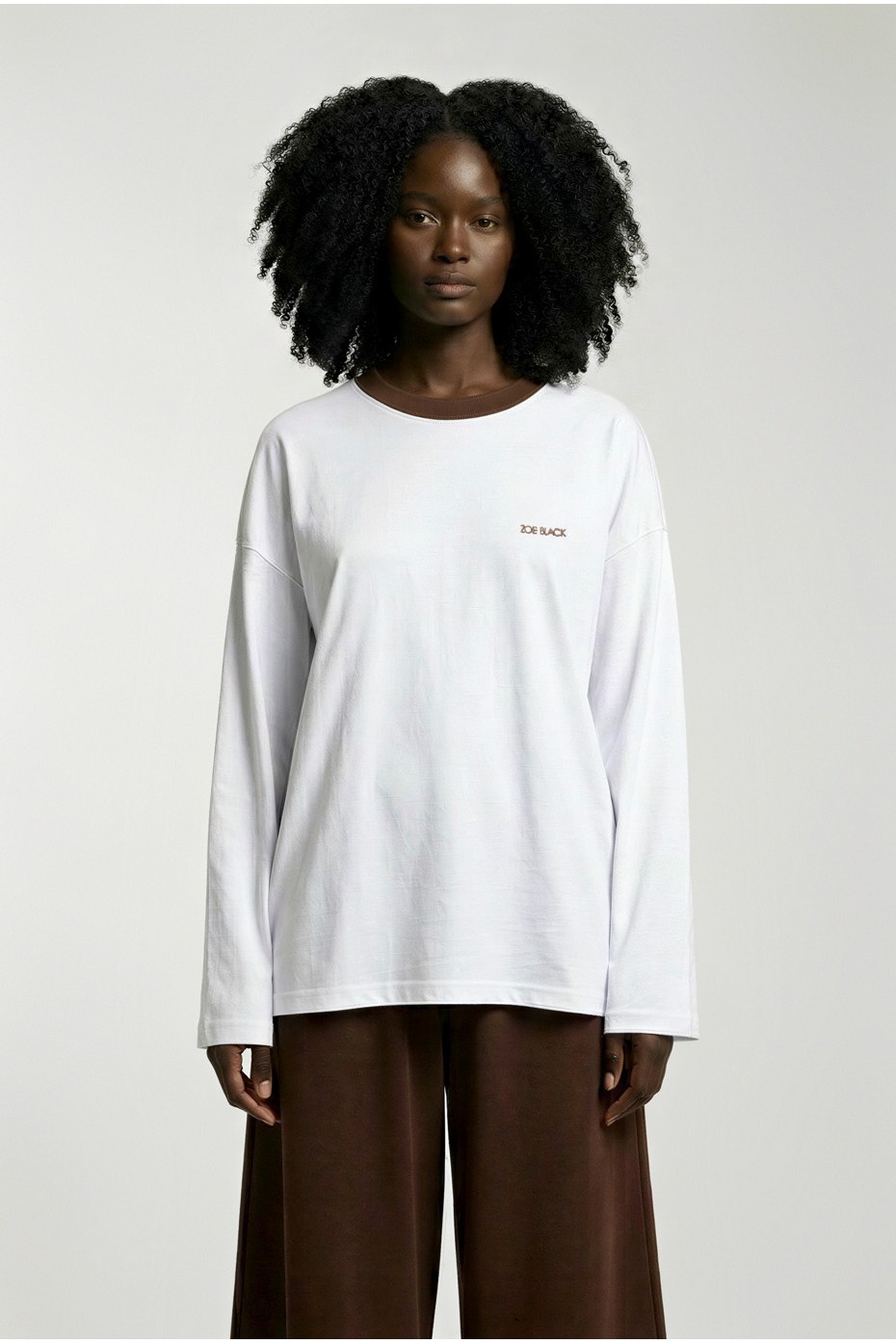 ΜΠΛΟΥΖΑ ΒΑΜΒΑΚΕΡΗ OVERSIZED ΜΕ ΚΕΝΤΗΜΑ