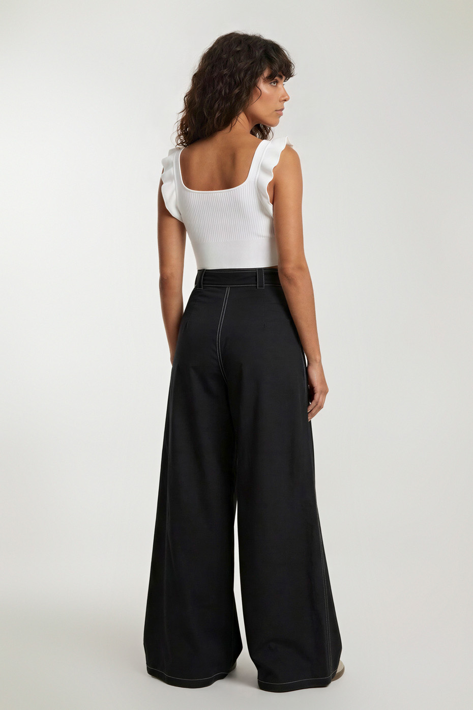 ΠΑΝΤΕΛΟΝΑ WIDE LEG ΜΕ ΠΙΕΤΕΣ