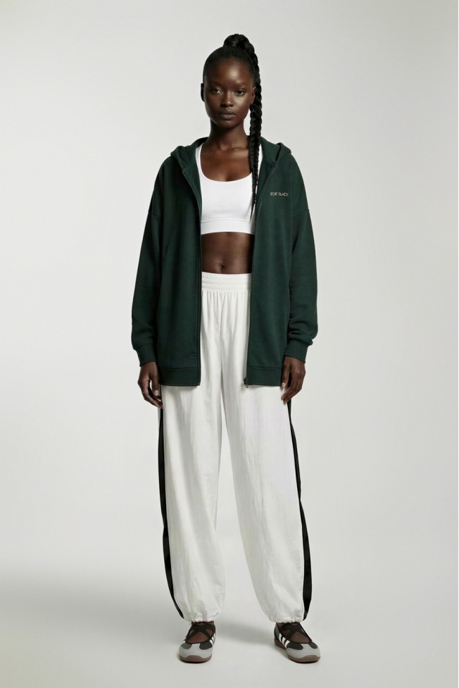 ΖΑΚΕΤΑ ΒΑΜΒΑΚΕΡΗ OVERSIZED ΜΕ ΚΟΥΚΟΥΛΑ