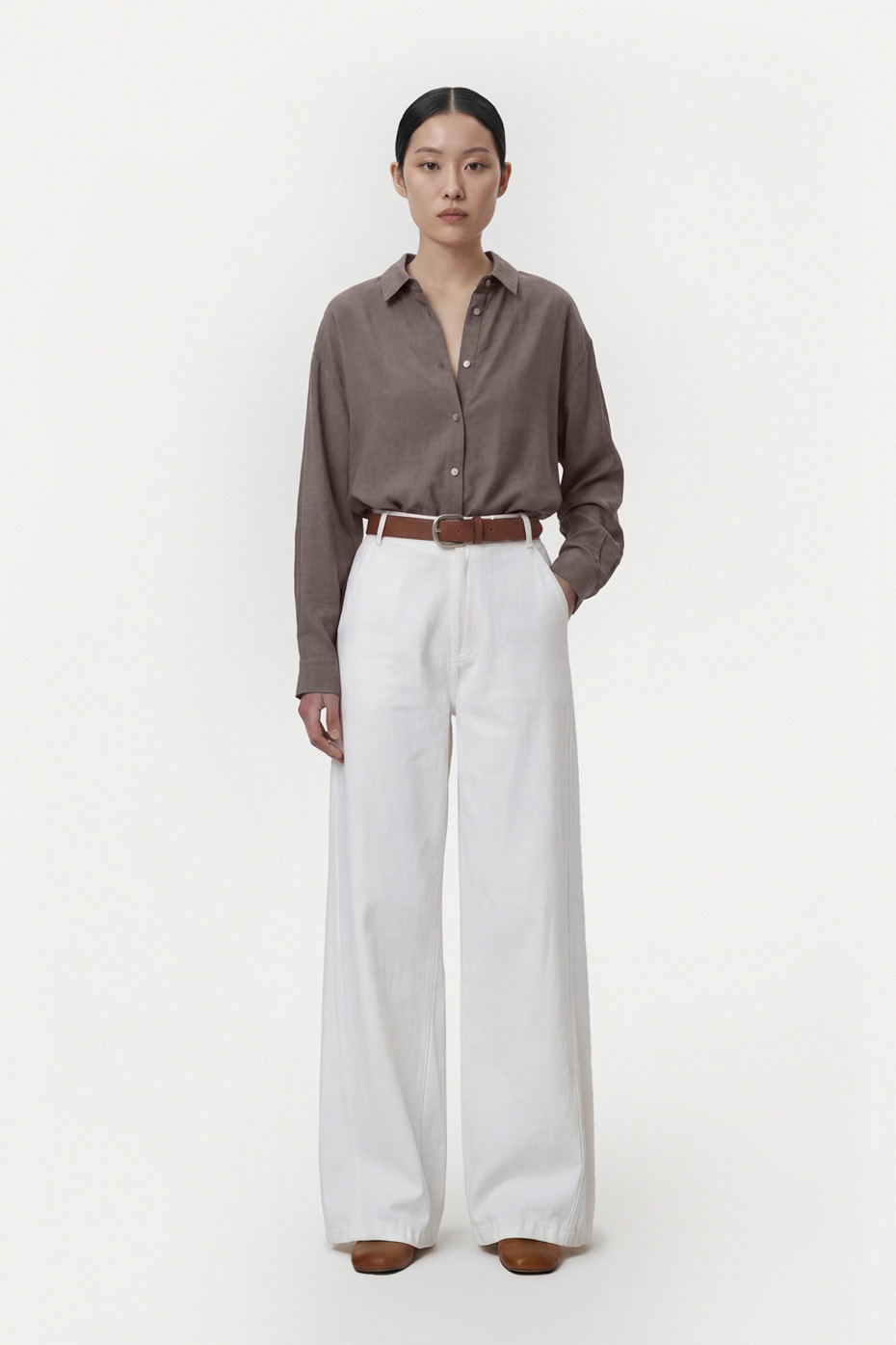 ΠΟΥΚΑΜΙΣΟ OVERSIZED ΜΕ ΠΙΣΩ ΠΙΕΤΑ