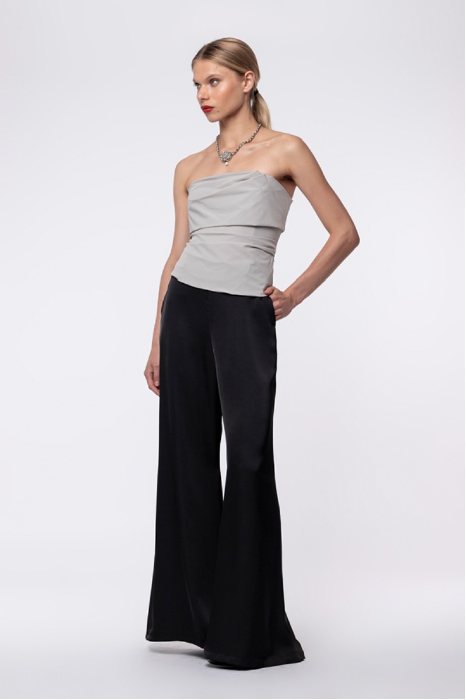 ΜΠΛΟΥΖΑ STRAPLESS ZOE BLACK