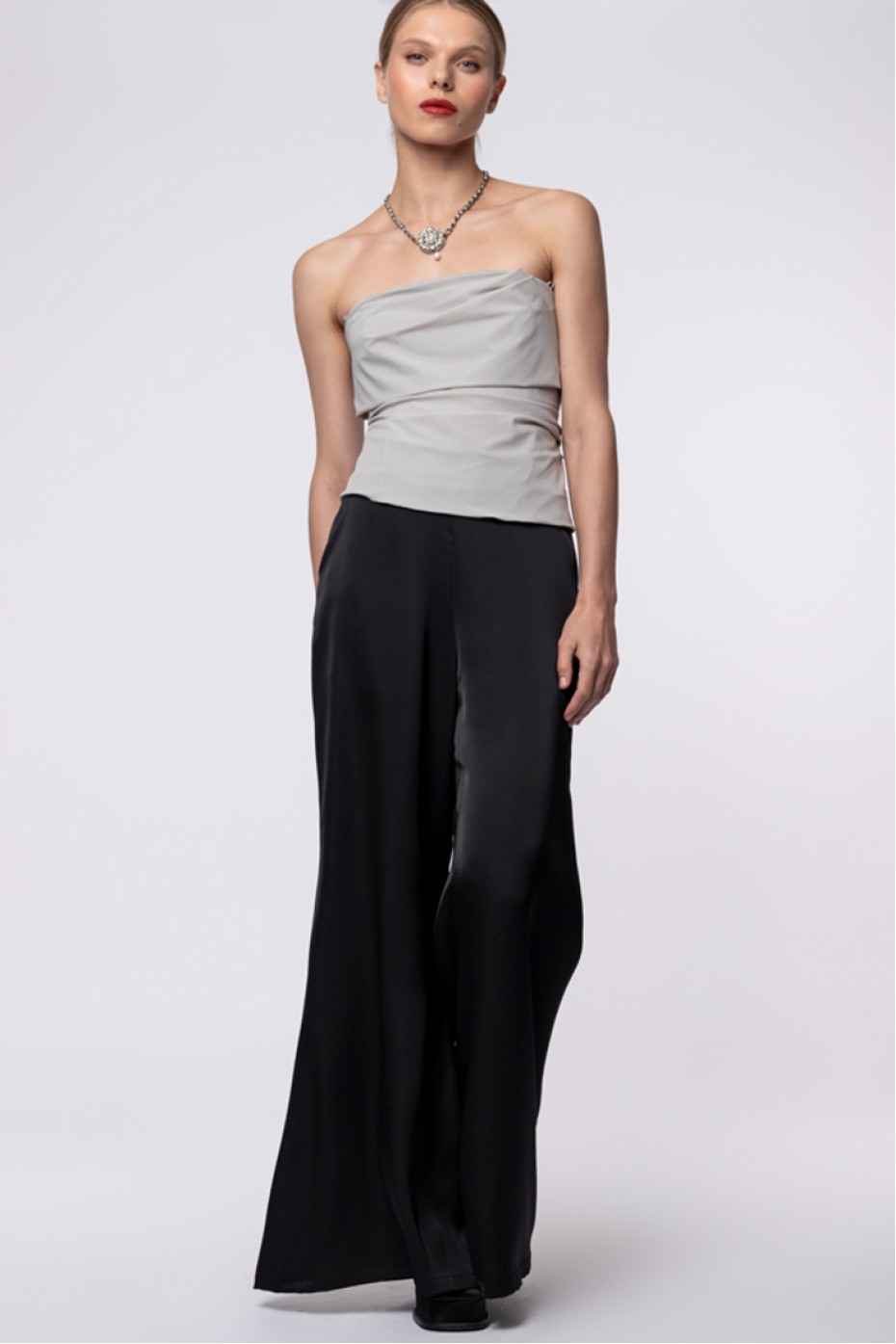 ΜΠΛΟΥΖΑ STRAPLESS ZOE BLACK