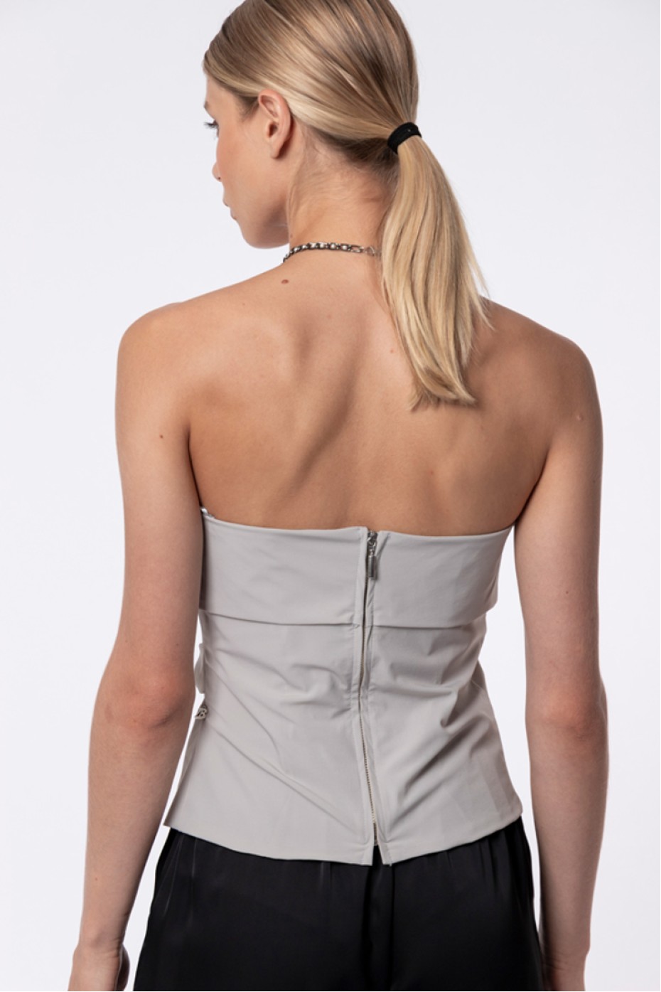 ΜΠΛΟΥΖΑ STRAPLESS ZOE BLACK