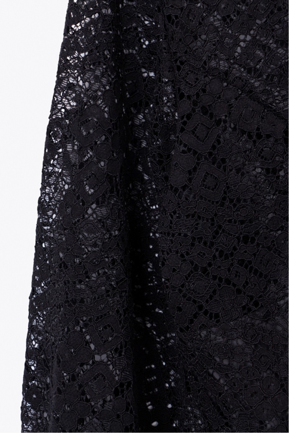 CROP TOP ΜΕ ΔΑΝΤΕΛΑ ZOE BLACK